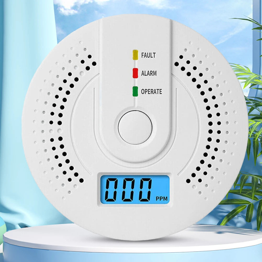 Digital Carbon Monoxide Detector – Sound Warning Battery Powered CO Gas Alarm