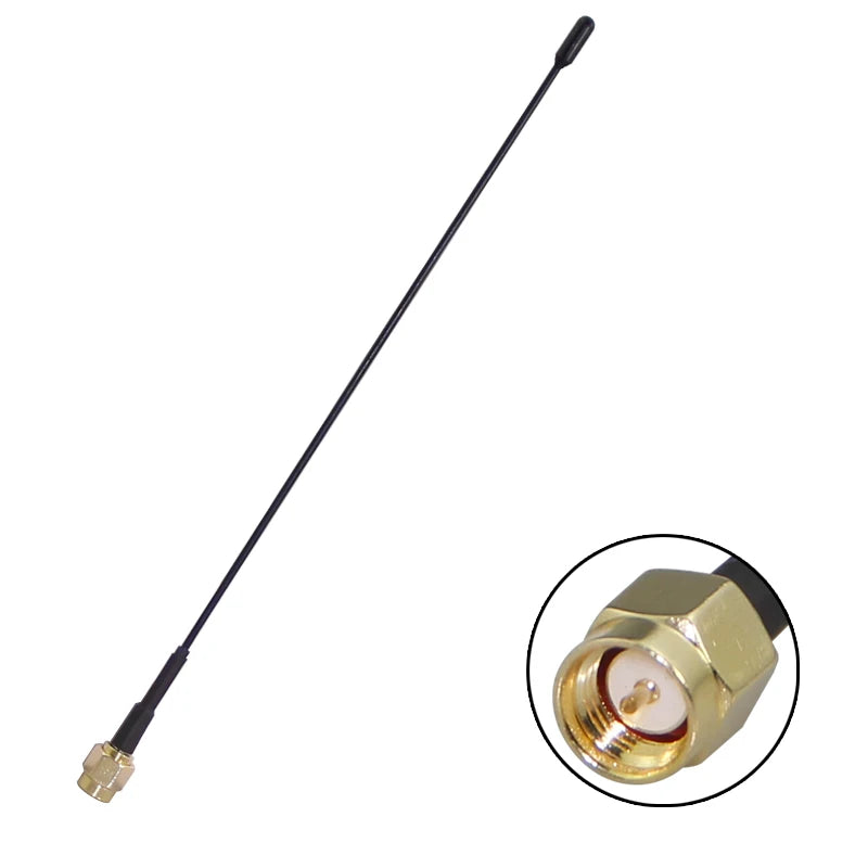 433MHz Antenna 3dBi SMA Male – Bendable Carbon Steel for LoRa, LoRaWAN & IoT