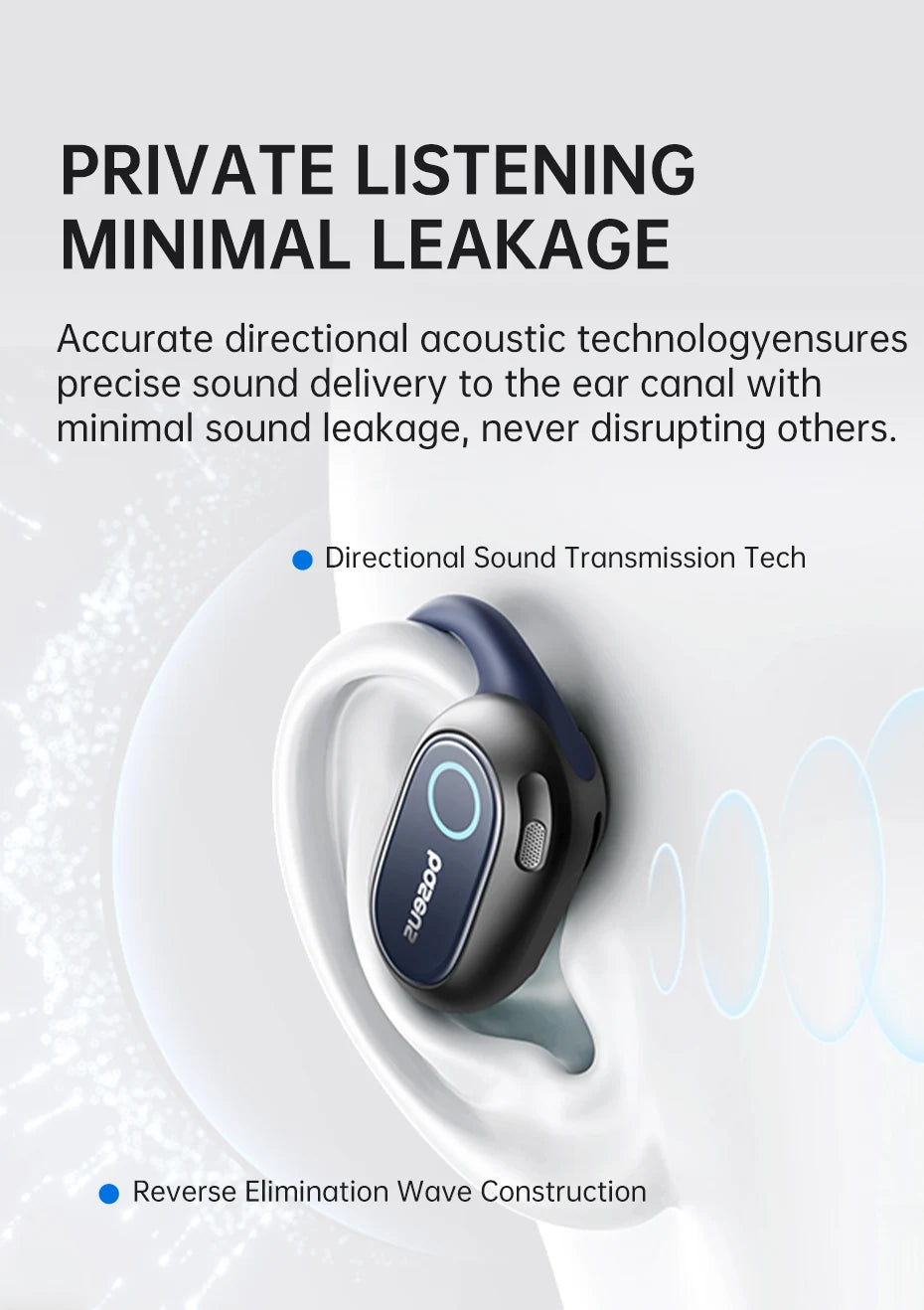 Baseus Bowie MF1 Open-Ear Sport Wireless Earphones – Bluetooth 5.4, 60Hrs, 4-Mic ENC, IPX4