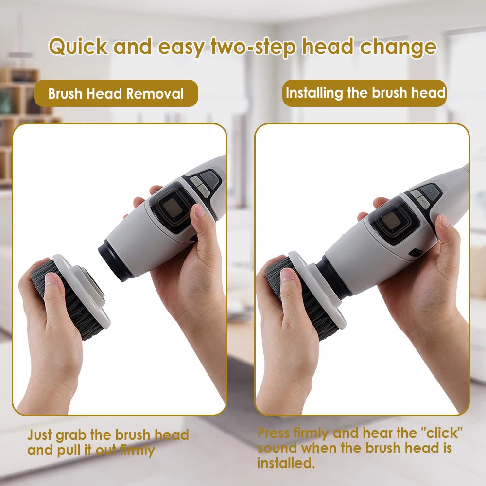 10-in-1 Electric Cleaning Brush | Multifunctional | Bathroom & Toilet | Voice Announcement