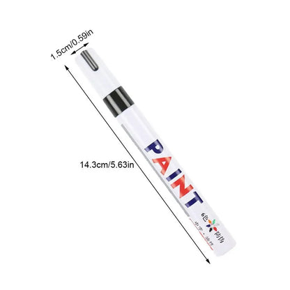 White Tyre Paint Pen Set | Waterproof Oil-Based Quick Dry Permanent Marker for Car Tyres (3pcs)