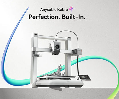ANYCUBIC Kobra 4 Combo 3D Printer – 8-Color, 600mm/s, ACE 2 Pro