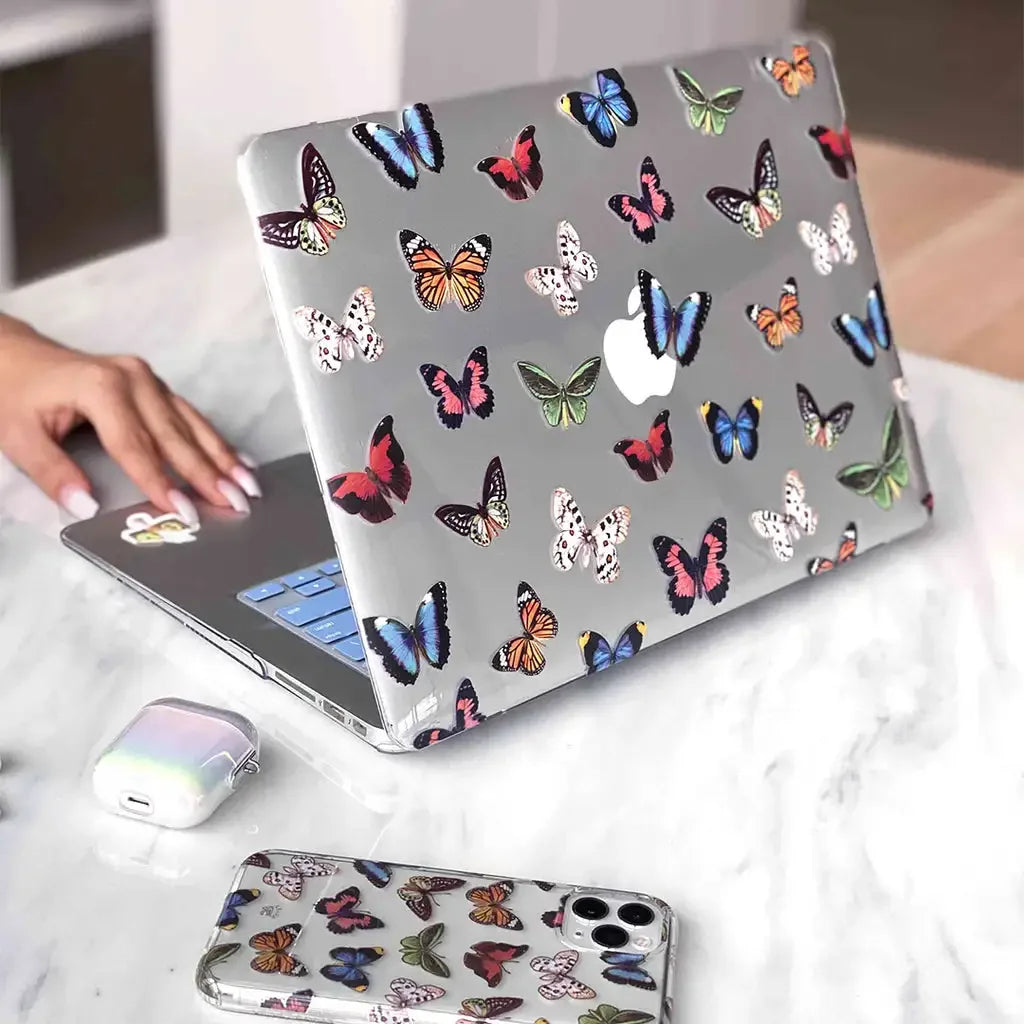 Transparent Hard Shell MacBook Case – MacBook Air & Pro 11" to 16" | M1 M2 Chip Compatible