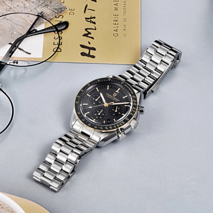 PAGANI DESIGN 1701 V5 Men's Luxury Quartz Chronograph Watch – AR Sapphire Glass, 100M Waterproof