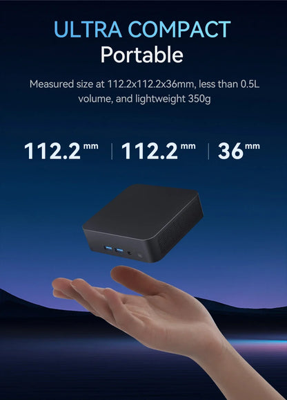 Erilles Mini PC Intel i9 10980HK | 16/32GB RAM | 1TB/2TB SSD | WiFi 6 | Windows 11