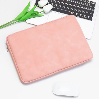 EGYAL Laptop Sleeve Bag – PU Zipper, 13–16", MacBook Air/Pro, Dell, Xiaomi, Huawei, 3 Colors