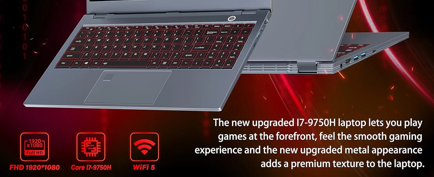 15.6" Gaming Laptop | Intel i9-10980HK / i9-9880H / i7-9750H | Up to 32GB DDR4 | Up to 1TB SSD | IPS | Win 11