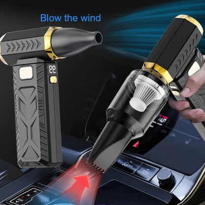 BMAD Brushless Turbo Air Blower – 2-in-1 Dust Blower & Vacuum, 6-Speed, Ultra-Strong Wind, USB 5V for Home Cleaning