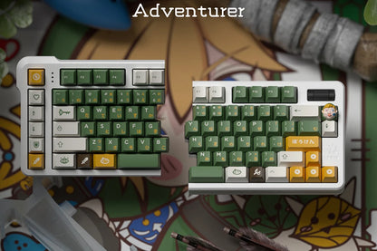 Glove X Domikey Cherry Adventurer ABS Doubleshot Keycaps – MX Stem, 60/87/104 Layout