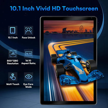 URAO 10" Android 15 Tablet – 24GB RAM, 128GB+1TB, WiFi 6, 8MP Camera, Bundle Set