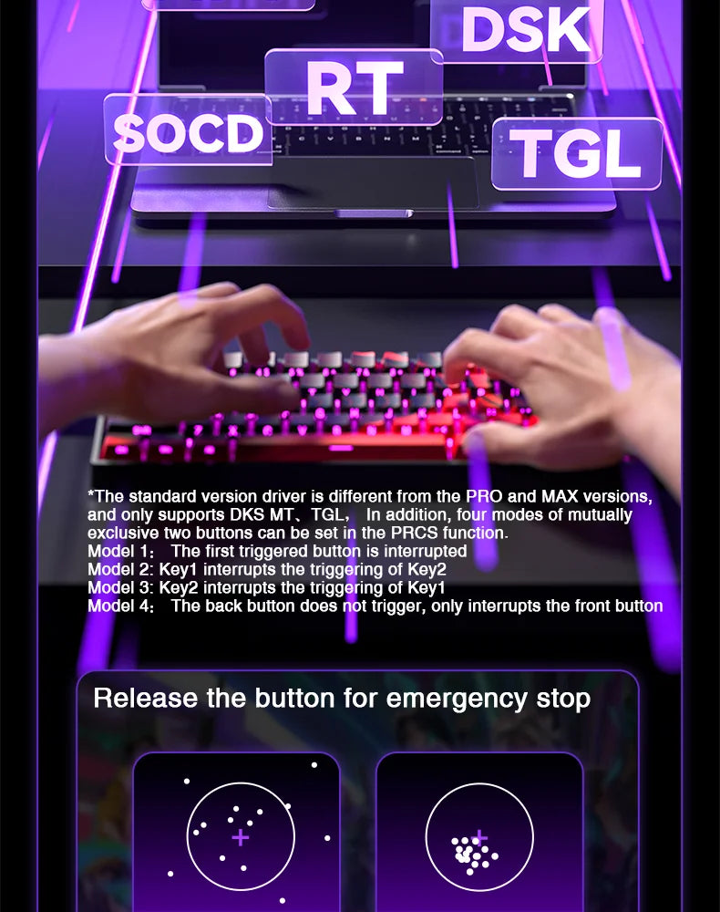 AULA WIN60 HE Magnetic Switch Keyboard – Rapid Trigger, 8K Polling, Hot-Swap, RGB, 60% Layout