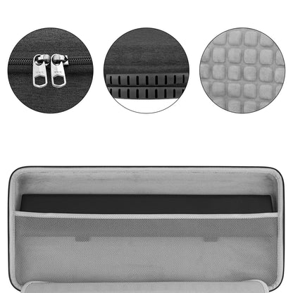Geekria Full Size Keyboard Case, Hard Shell Travel Carrying Bag for 118 Key 104 Key Keyboards, Compatible with Corsair K100, K95