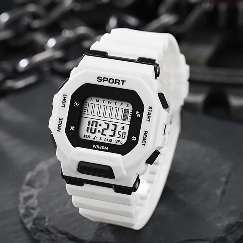 YIKAZE Men's LED Digital Sport Watch – Waterproof, Outdoor Adventure, Multifunctional