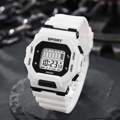 YIKAZE Men's LED Digital Sport Watch – Waterproof, Outdoor Adventure, Multifunctional