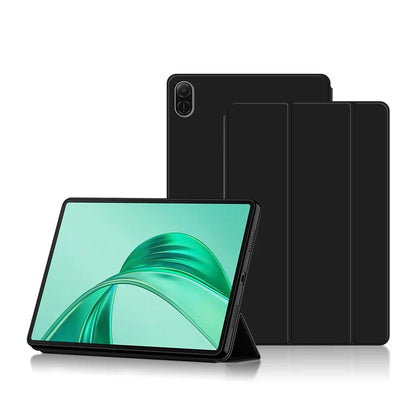 Tablet Cases For HUAWEI HONOR Pad X8a 2024 NDL-W09 Tri-folding PU Leather Stand Cover For Honor Pad X8A 11" Soft TPU Back Shell