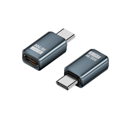R.E.D. Shopping PD240W 80Gbps USB-C adapter showing sleek black design with ports for fast 8K video and charging for MacBook and iPhone