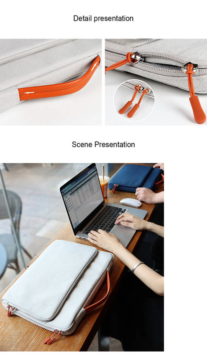 Universal Laptop Bag Sleeve 12"-16" — MacBook Air M4 Pro M5, Dell, HP, Lenovo, Xiaomi