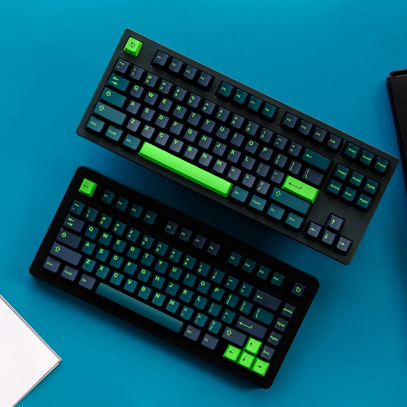 GMK Wavez 253-Key ABS Double Shot Keycaps – Cherry Profile for 61/87/96/104-Key Keyboards