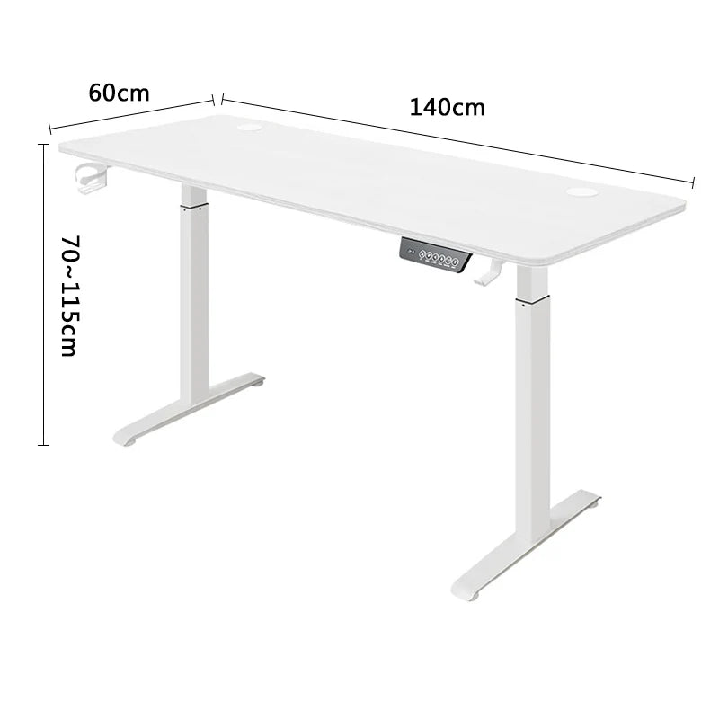 Smart Electric Standing Laptop Computer Motion Desk Height Adjustable Desk Lifting Table Standing Desk Sit Desk Home Office