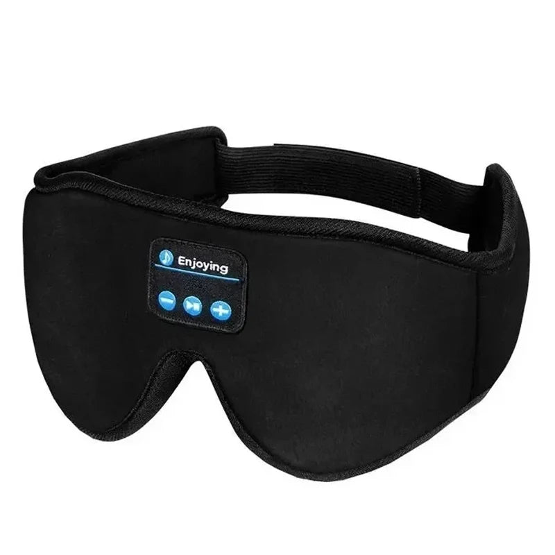 3D Eye Mask Bluetooth 5.0 Sleep Headphones – Built-in HD Speaker for Travel & Sleep