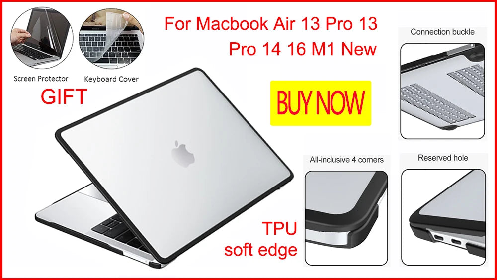 Universal Laptop Bag Sleeve 12"-16" — MacBook Air M4 Pro M5, Dell, HP, Lenovo, Xiaomi