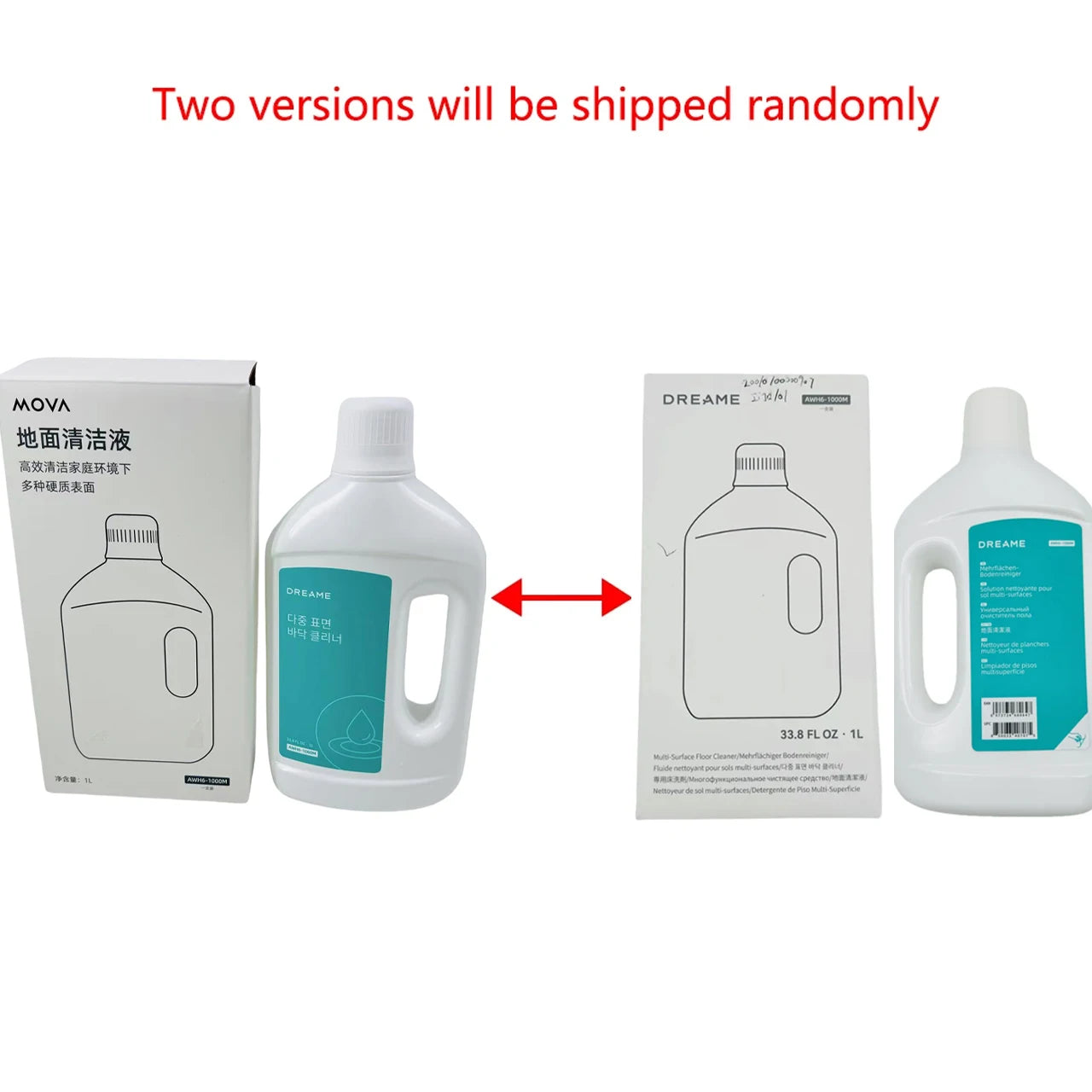 Dreame X40 Ultra / X30 Ultra Floor Cleaning Solution – Antibacterial Detergent 1L