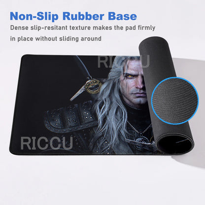 The Witcher 3 XXL Gaming Mouse Pad – Non-Slip, Lockedge, Thickened, Oversized Deskmat