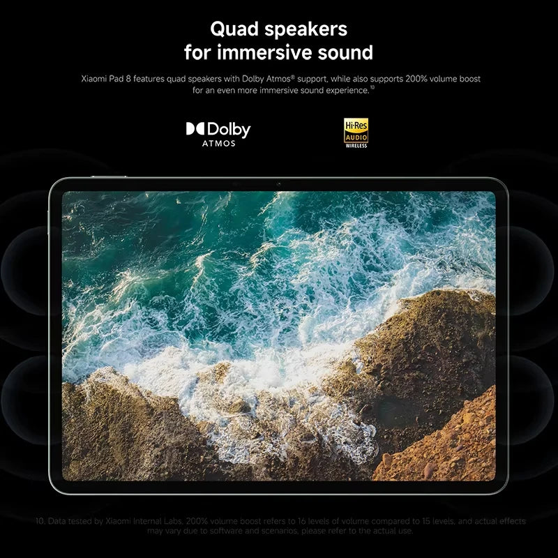 Xiaomi Pad 8 Global Version – 11.2" 3.2K 144Hz IPS, Snapdragon 8s Gen 4, 128GB, 9200mAh, WiFi