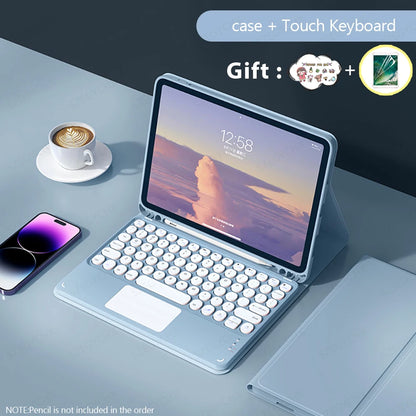 Bluetooth Keyboard & Mouse Case for iPad – Pro, Air, 10th Gen, Mini
