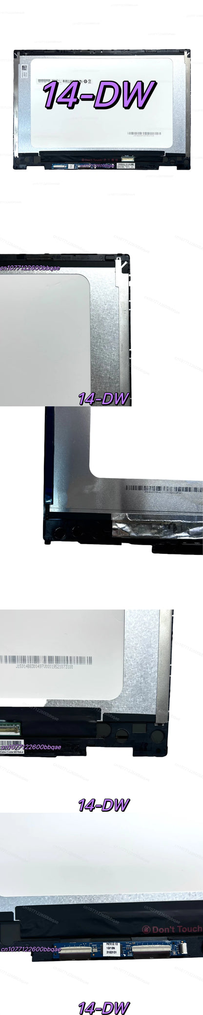 HP Pavilion x360 14 Touch Screen LCD Assembly Replacement — 14-DY / DH / DW / CD / BA Series