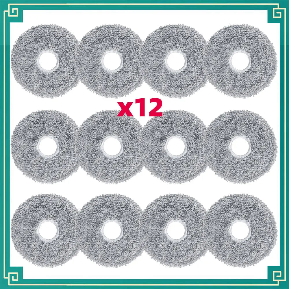 JONR P20 PRO / T5 Pro Robot Vacuum Replacement Parts | Main Brush, Side Brush, HEPA Filter, Mop Cloth
