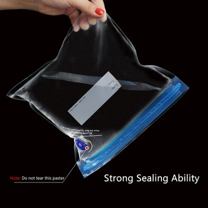 Sous Vide Vacuum Sealer Bags & Manual Pump – Reusable Food Saver Bags for Kitchen Food Storage
