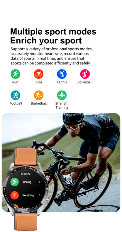 2026 Watch GT Series Smart Watch – ECG+PPG, GPS, HD Screen, BT Call, IP68 for Men & Women