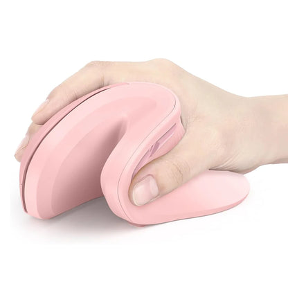 Seenda Bluetooth Vertical Ergonomic Mouse – Dual Mode 2.4G + BT, Silent, 2400 DPI, Mouse Jiggler, 3-Device Switch