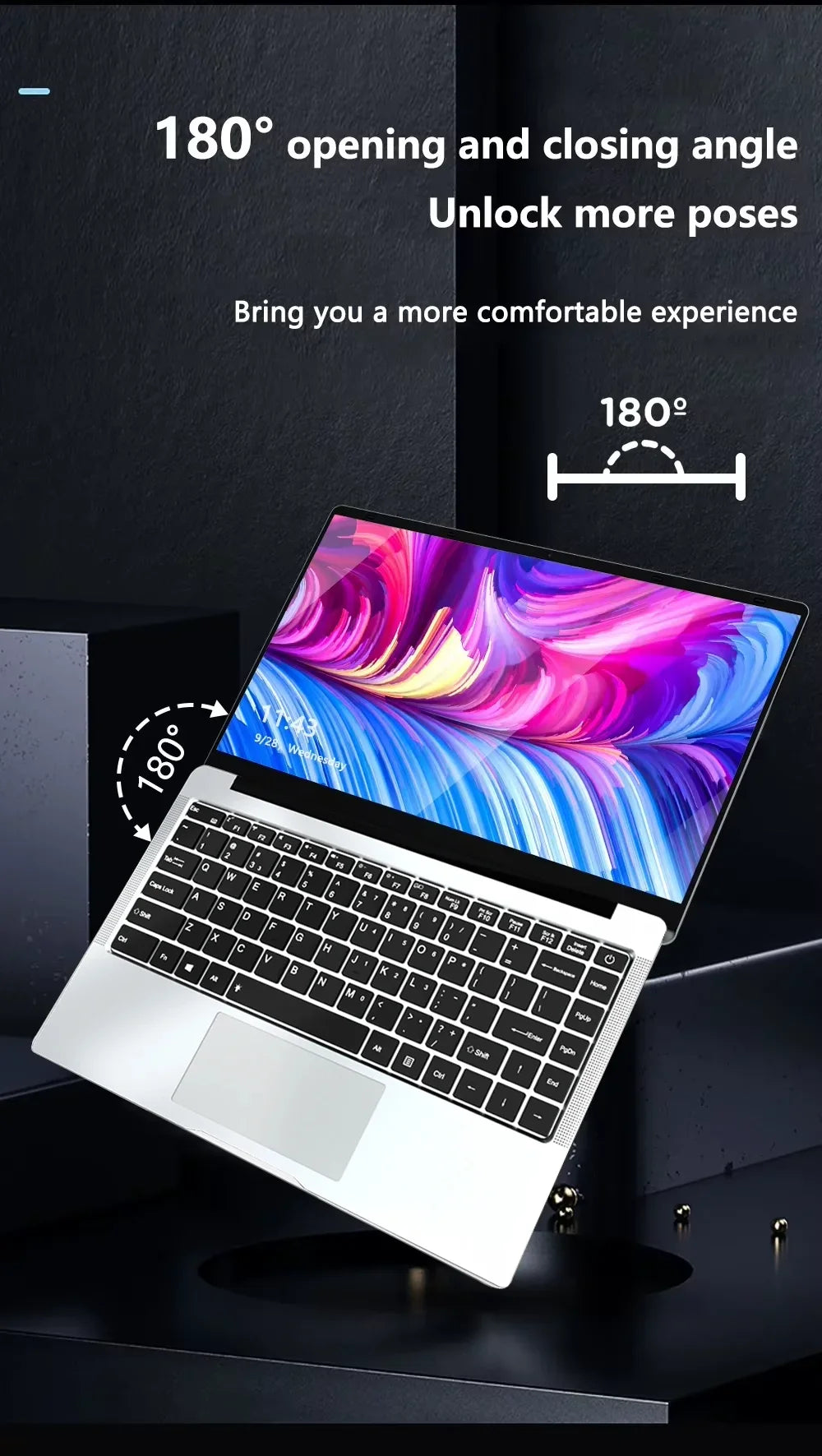 2026 Portable Laptop — Intel i7-8650U, 16GB RAM, 1TB SSD, Office & Gaming, Windows 11 Pro