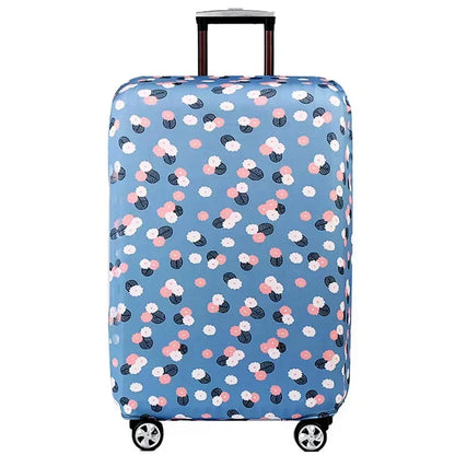 Stretch Elastic Suitcase Cover Protector with Painted Design