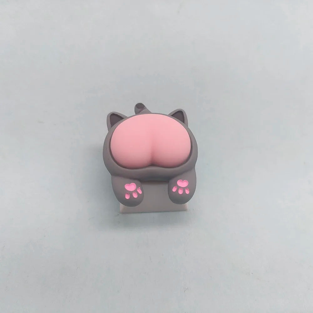 Cat Paw Butt Key Cap Animal Keycaps For Mechanical Gaming Keyboard Custom ESC Keycap Cherry Mx Switch For PC Gift For Birthday
