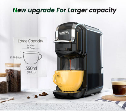HiBREW H2B 5-in-1 Multiple Capsule Coffee Machine – 20Bar, Nespresso, Dolce Gusto & More