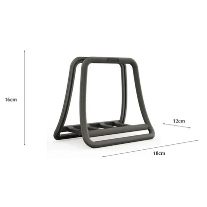 Vertical Laptop & iPad Stand – Gravity-Based, Multi-Device Desktop Holder, ABS Plastic