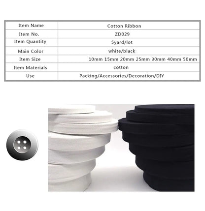 Cotton bias binding tape roll in herringbone pattern, 50m length, 1-5cm wide, for sewing and crafts by R.E.D. Shopping.