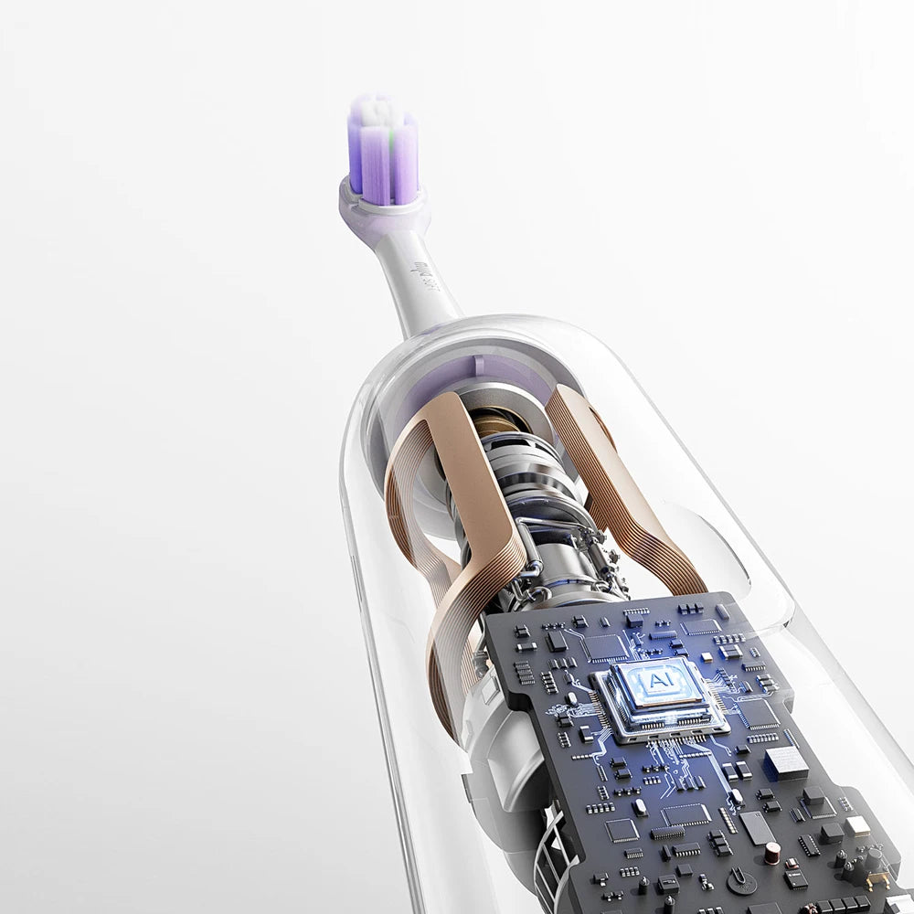 MIJIA Sonic Electric Toothbrush Pro – Smart 4 Modes, LED Screen, Travel Lock, IPX8, Long Battery Life