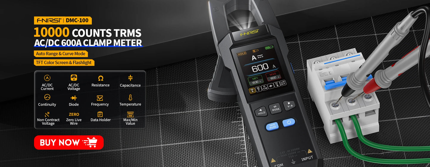 FNIRSI Wall Scanner – Metal Detector for AC Cables, Wires & Wood Studs