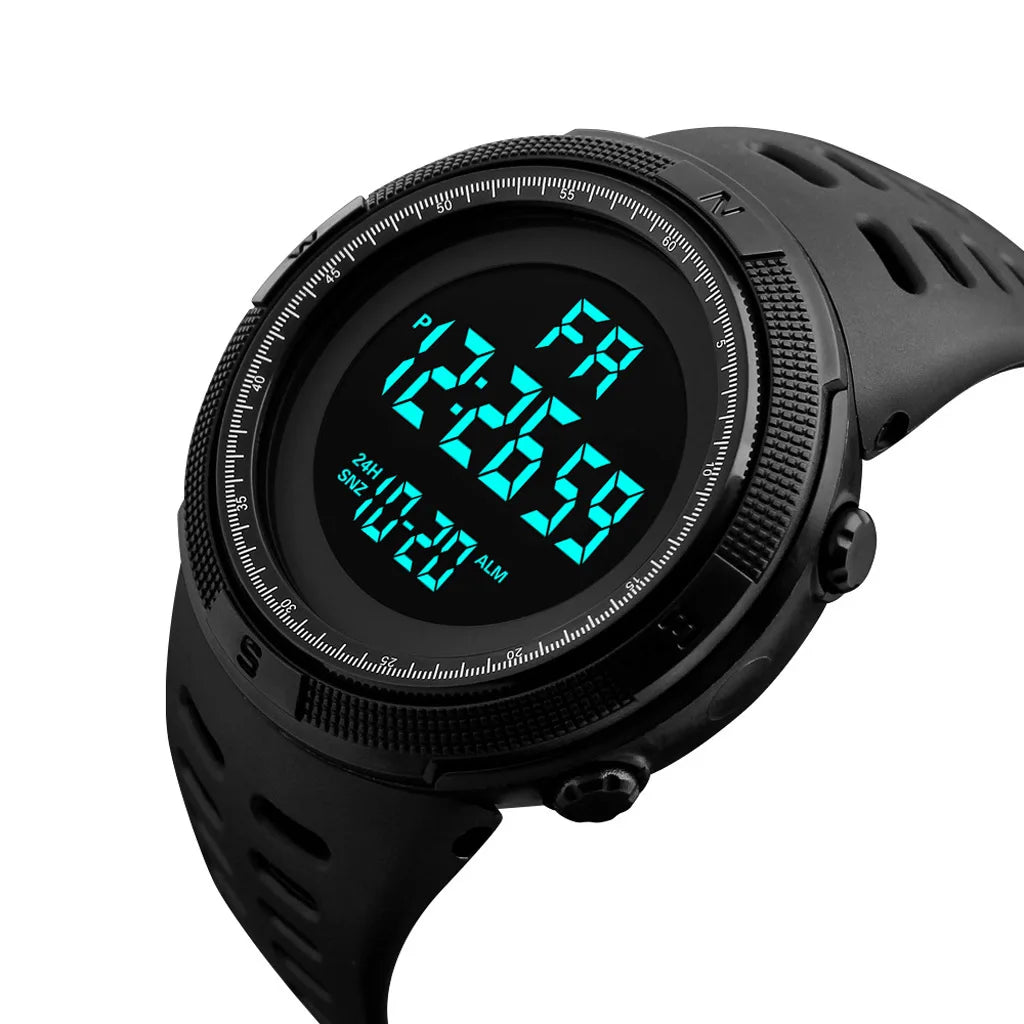 R.E.D. Shopping military LED digital sport watch with luminous display, multifunction features, designed for men, teens, and kids.