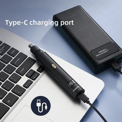Xiaomi 3-in-1 Electric Nose & Ear Hair Trimmer – Painless, USB Rechargeable