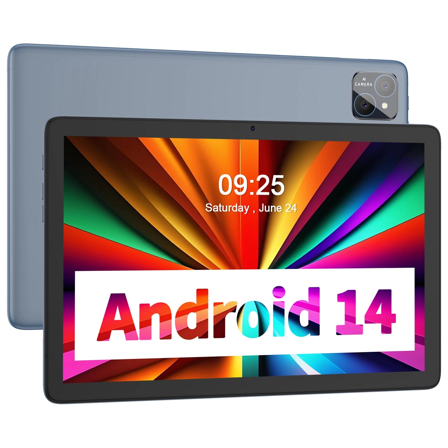 PRITOM TAB11 Tablet 10.1" – Android 15, 8GB+128GB, Octa Core, 5G WiFi, Keyboard+Mouse+Case