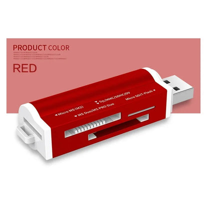 All-in-One USB 2.0 Card Reader – SD, TF, Micro SD, MMC, MS Pro