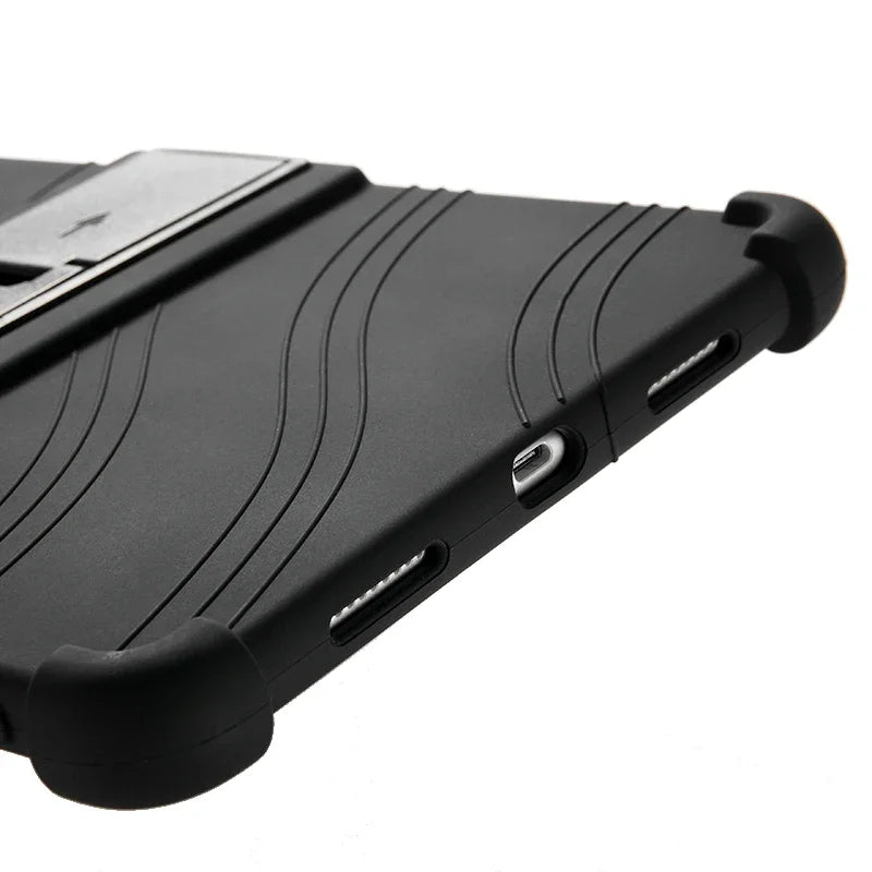 Shockproof silicone case for HUAWEI MatePad 10.4-inch tablet, designed by R.E.D. Shopping with stand feature for protection and convenience.