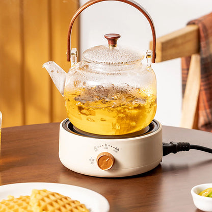 Electric Mini Hot Plate – Multifunctional Tea Stove, Fast Heating, Anti Dry Burn