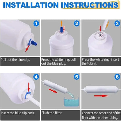 DA29-10105J Refrigerator Water Filter Replacement – Compatible with Samsung, LG & GE