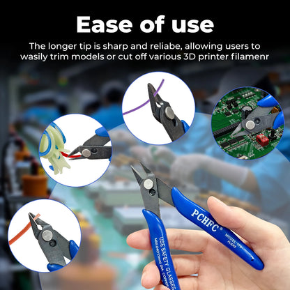 PLATO 170 Diagonal Pliers – Side Cutting Nippers Wire Cutter for 3D Printing (2/5/10 PCS)